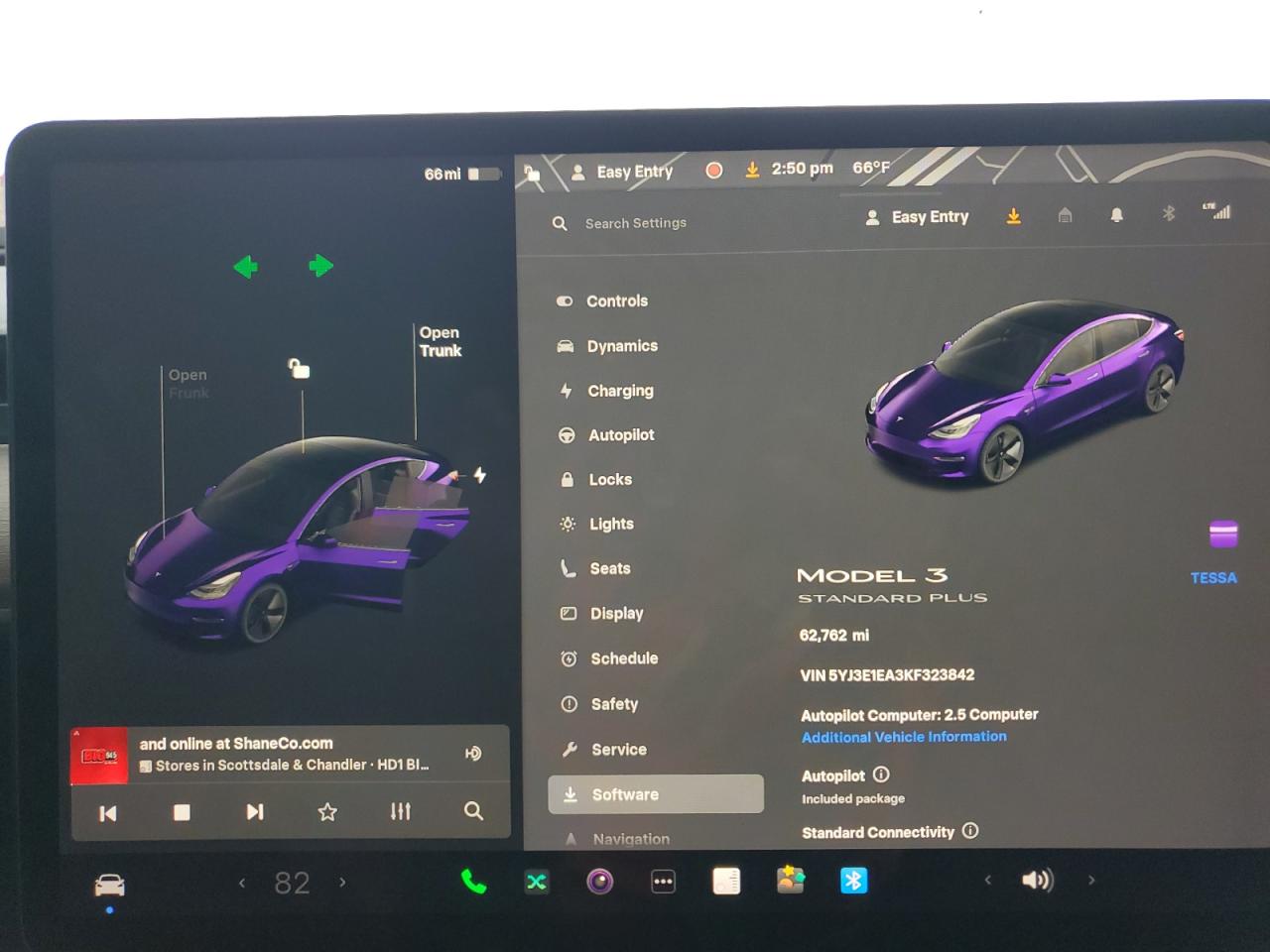 2019 Tesla Model 3 VIN: 5YJ3E1EA3KF323842 Lot: 93503815