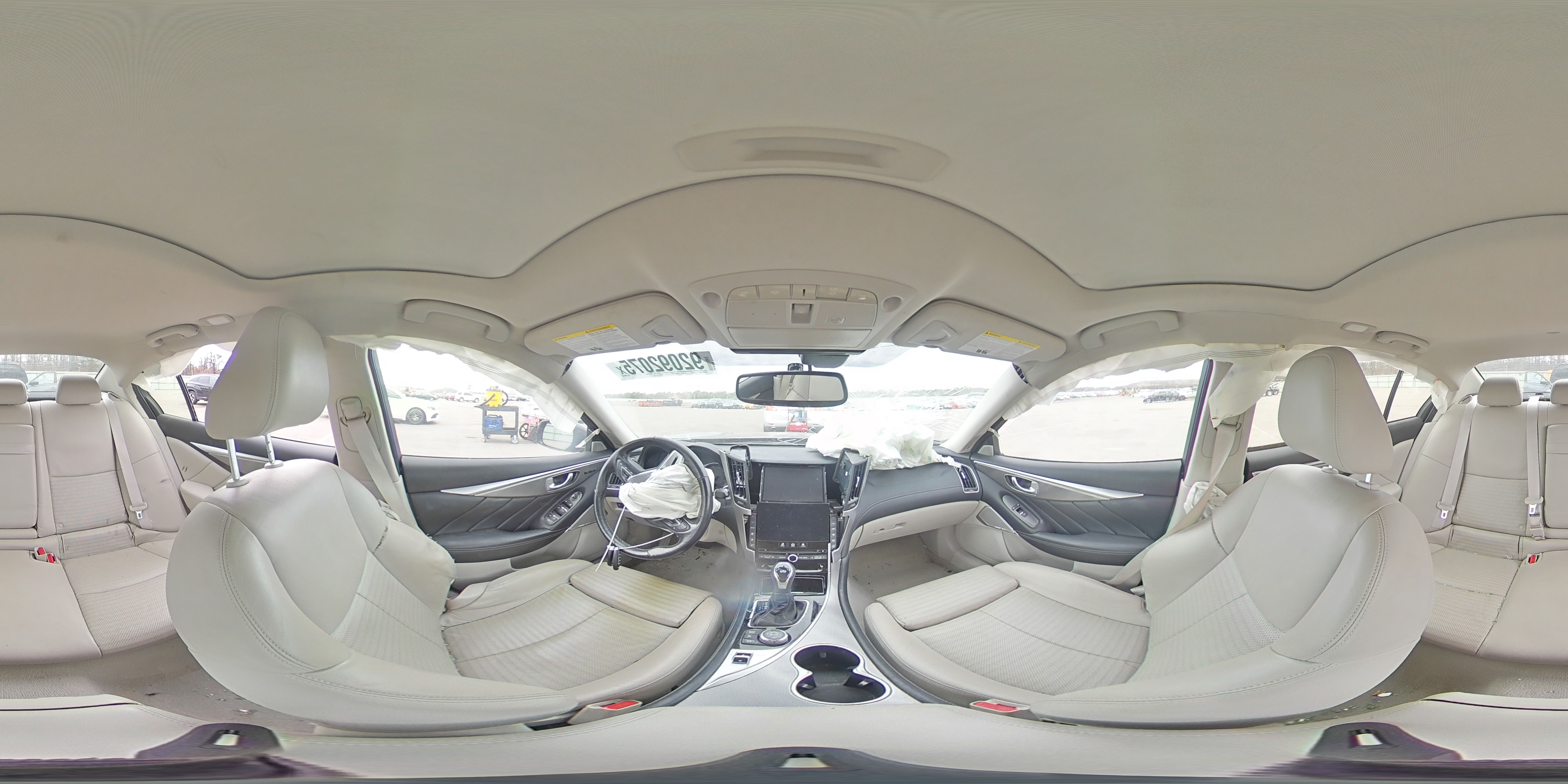 2019 Infiniti Q50 Luxe VIN: JN1EV7AR8KM554480 Lot: 92092075