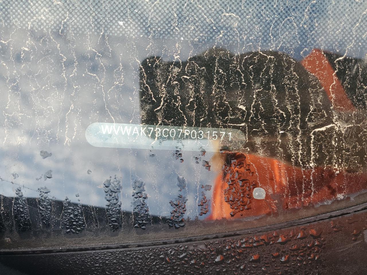 2007 Volkswagen Passat 2.0T VIN: WVWAK73C07P031571 Lot: 91630555