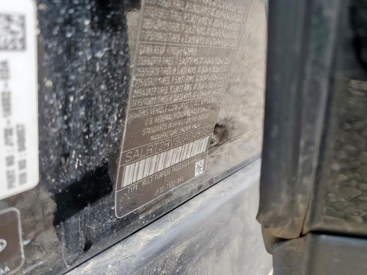 2018 Land Rover Discovery Hse Luxury VIN: SALRT2RV9JA048657 Lot: 93525975