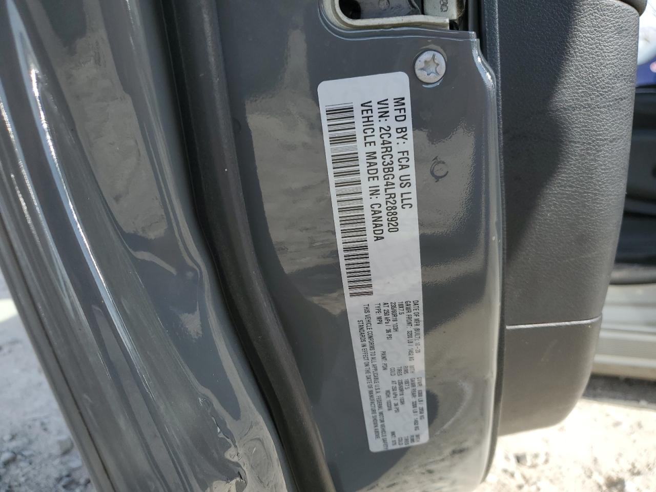 2020 Chrysler Pacifica Touring L VIN: 2C4RC3BG4LR288920 Lot: 93245845