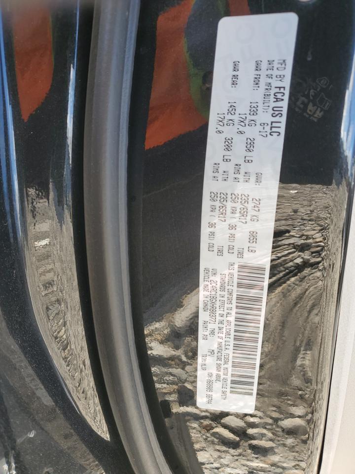 2017 Chrysler Pacifica Touring L VIN: 2C4RC1BGXHR803771 Lot: 92665645