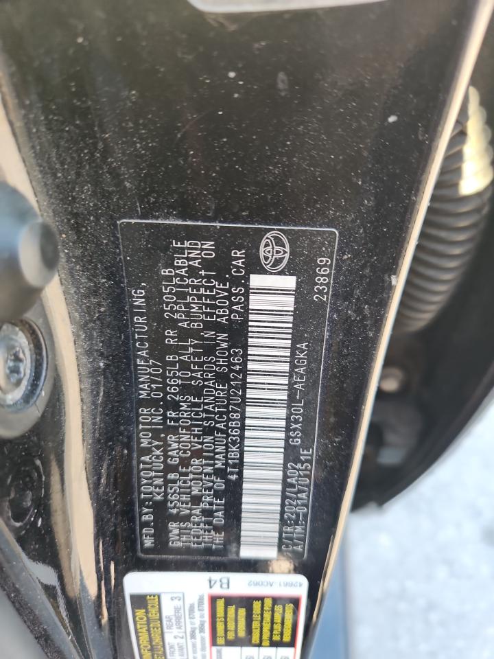 2007 Toyota Avalon Xl VIN: 4T1BK36B87U212463 Lot: 92582725