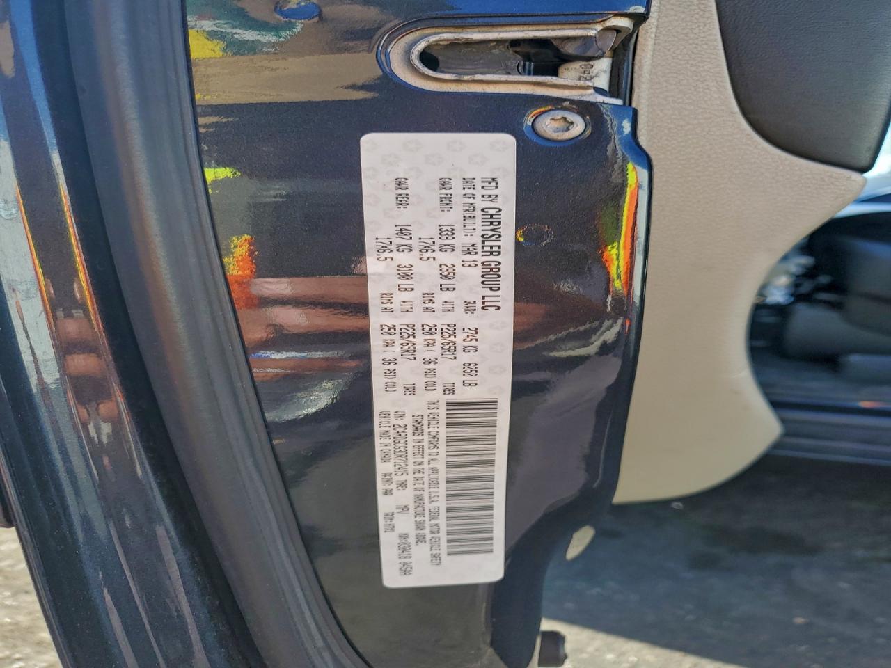 2013 Dodge Grand Caravan Sxt VIN: 2C4RDGCG3DR712415 Lot: 93889955