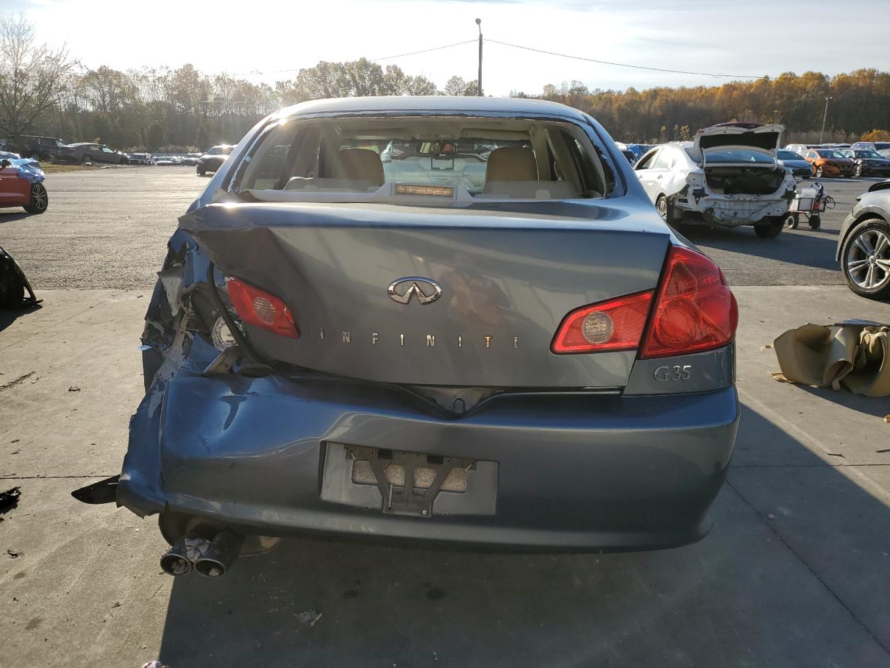 2006 Infiniti G35 VIN: JNKCV51E76M501067 Lot: 91052865