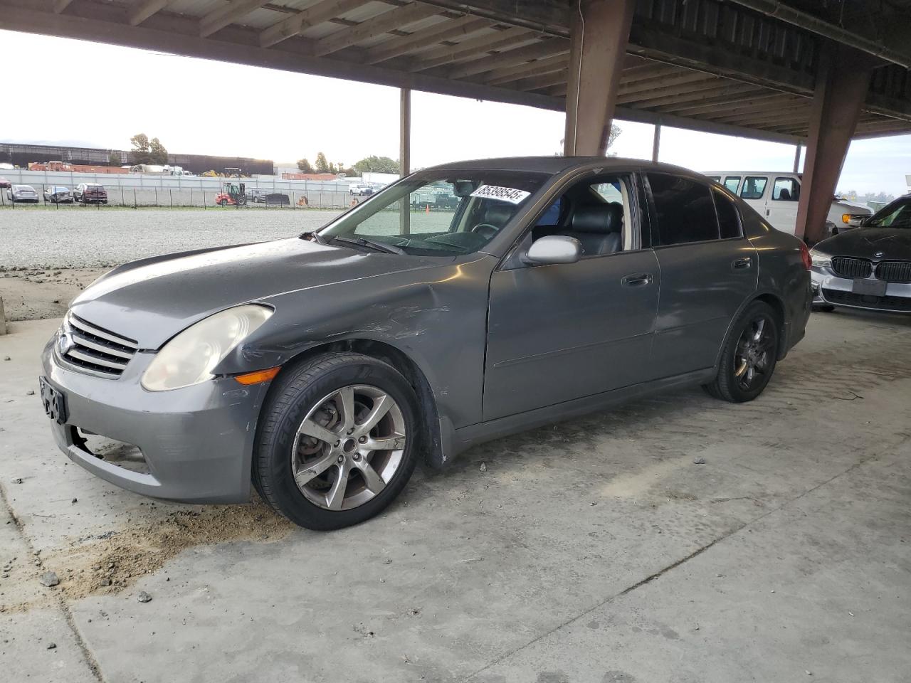 2006 Infiniti G35 grey null gas JNKCV51E56M515260 photo #1