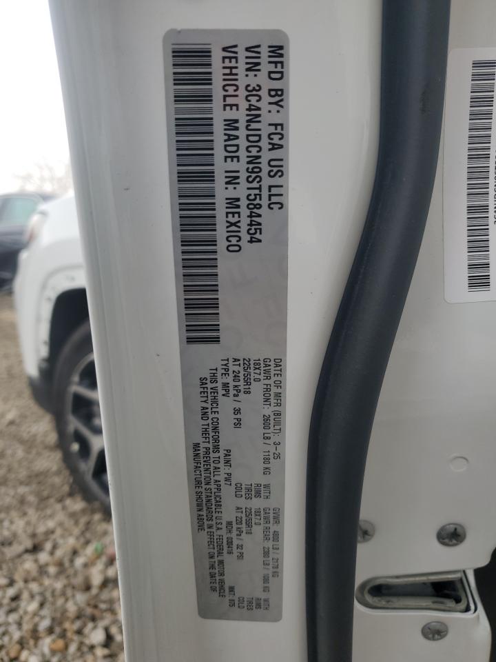 2025 Jeep Compass Limited VIN: 3C4NJDCN9ST584454 Lot: 93676895