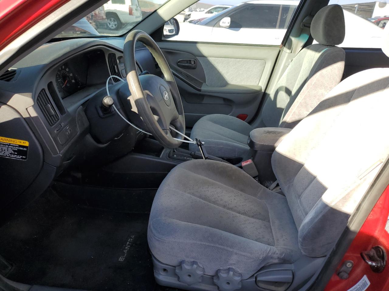 2004 Hyundai Elantra Gls VIN: KMHDN46D74U712701 Lot: 92993705