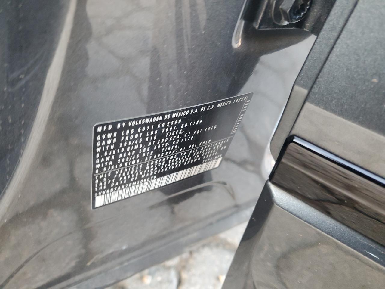 2024 Volkswagen Tiguan Se R-Line Black VIN: 3VV8B7AX7RM208079 Lot: 92851255