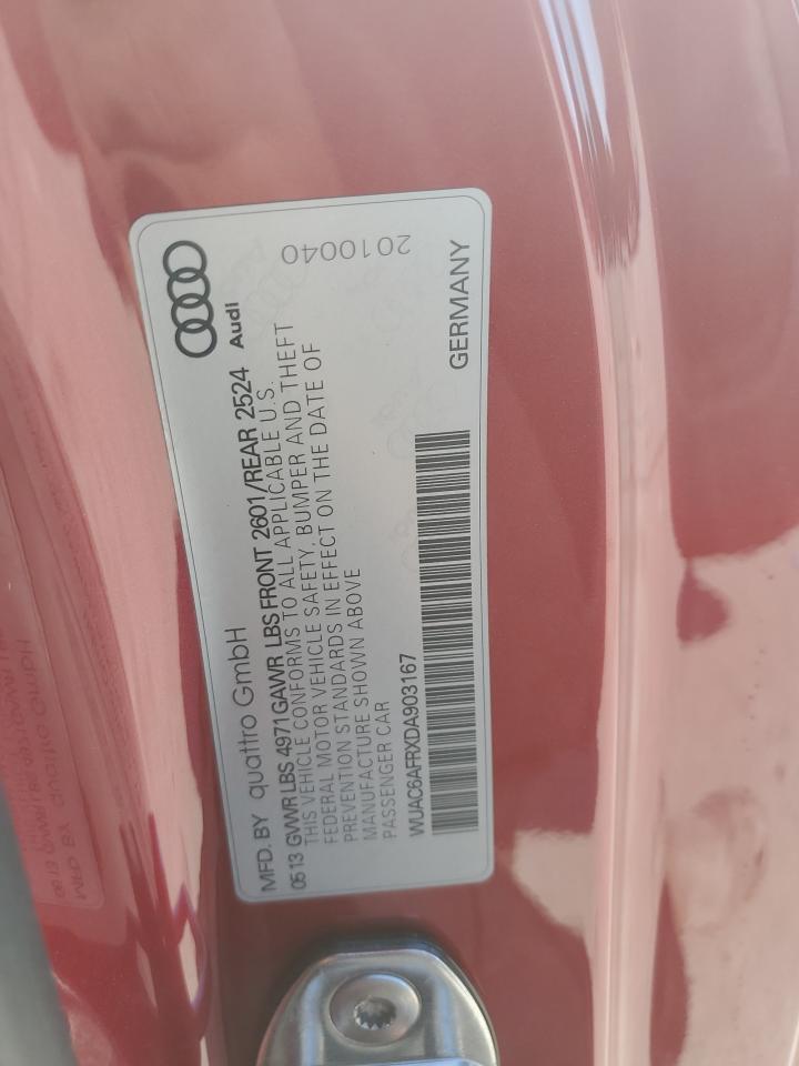 2013 Audi Rs5 VIN: WUAC6AFRXDA903167 Lot: 92858525