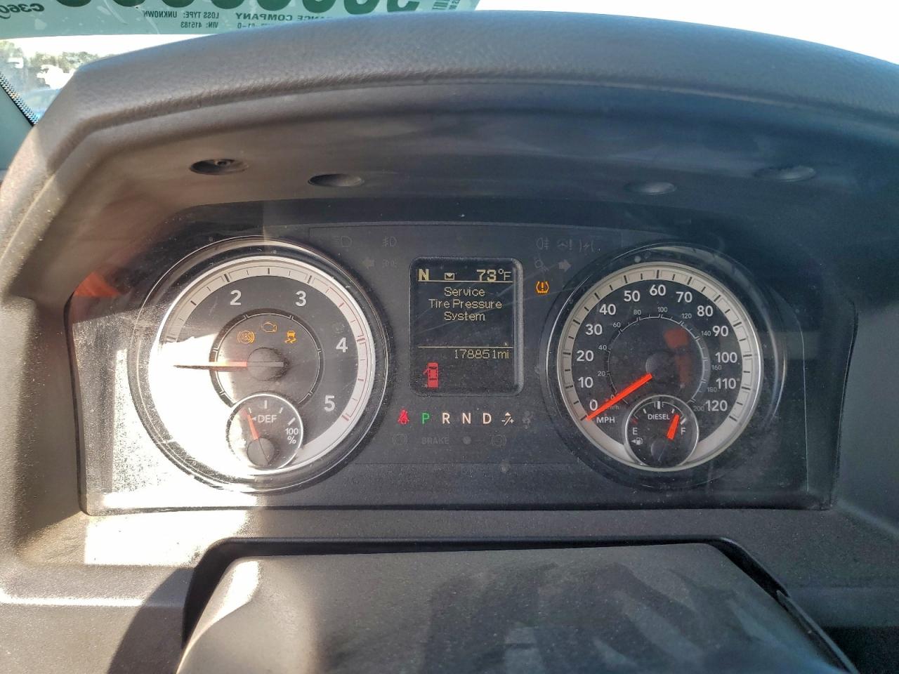 2018 Ram 2500 St VIN: 3C6UR5CL5JG415183 Lot: 93980695