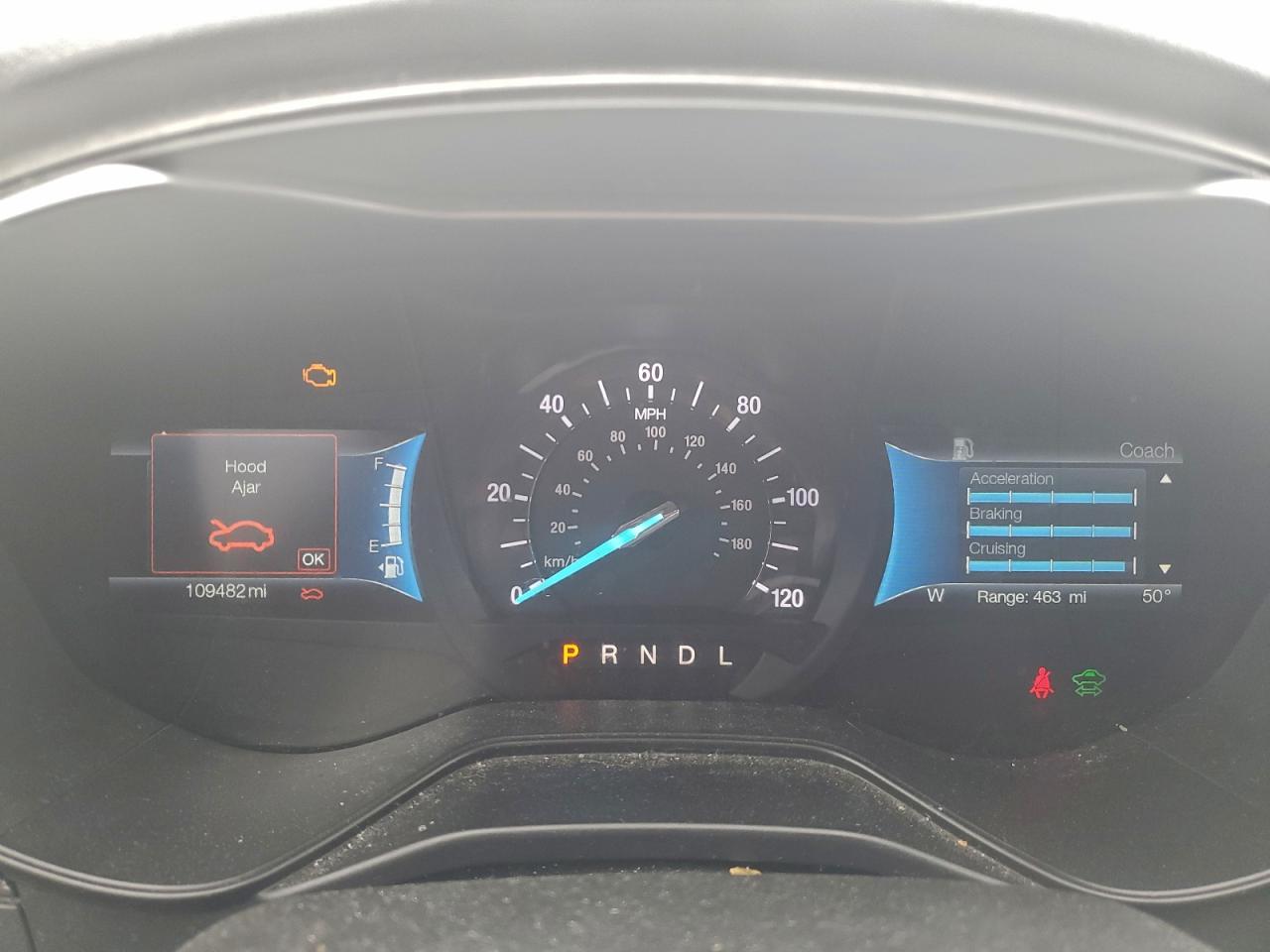 2019 Ford Fusion Se VIN: 3FA6P0LU4KR204474 Lot: 93731615