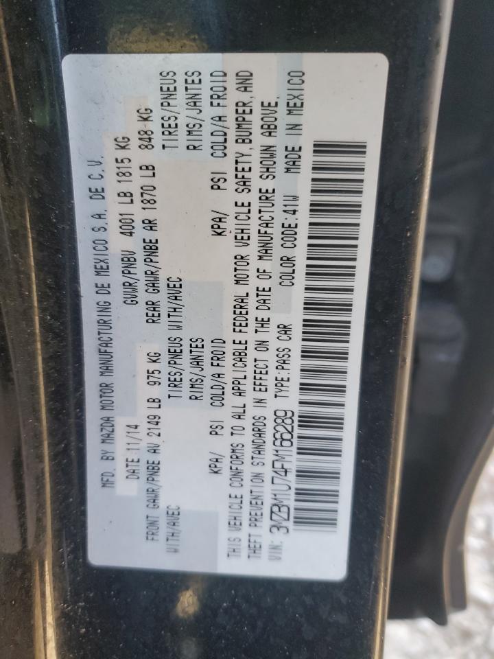 2015 Mazda 3 Sport VIN: 3MZBM1U74FM166289 Lot: 89904965