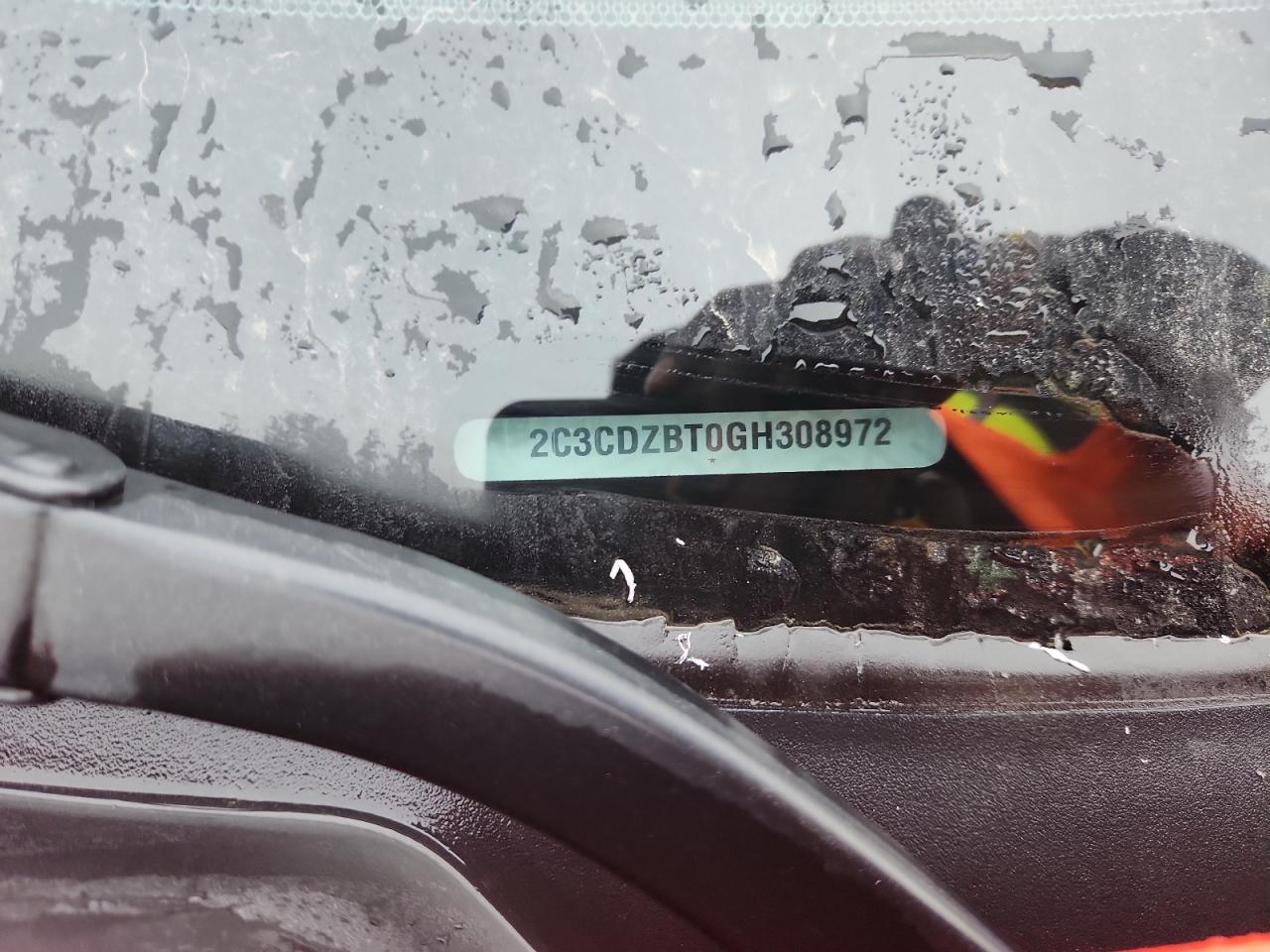 2016 Dodge Challenger R/T VIN: 2C3CDZBT0GH308972 Lot: 93727385