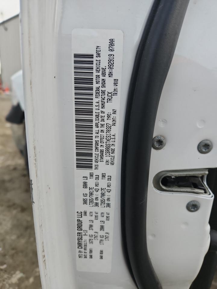 2014 Ram 1500 St VIN: 1C6RR6STXES170327 Lot: 91808555