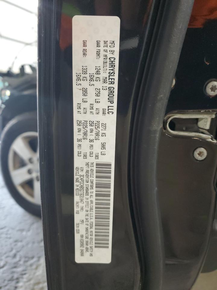 2013 Dodge Journey Se VIN: 3C4PDCAB5DT631047 Lot: 91067615