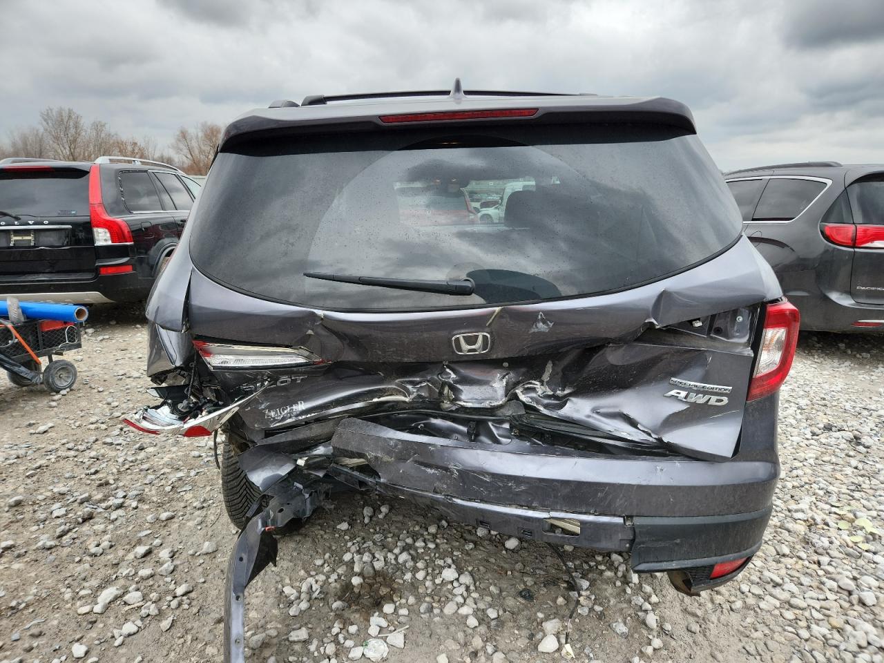 2021 Honda Pilot Se VIN: 5FNYF6H22MB087319 Lot: 92051465