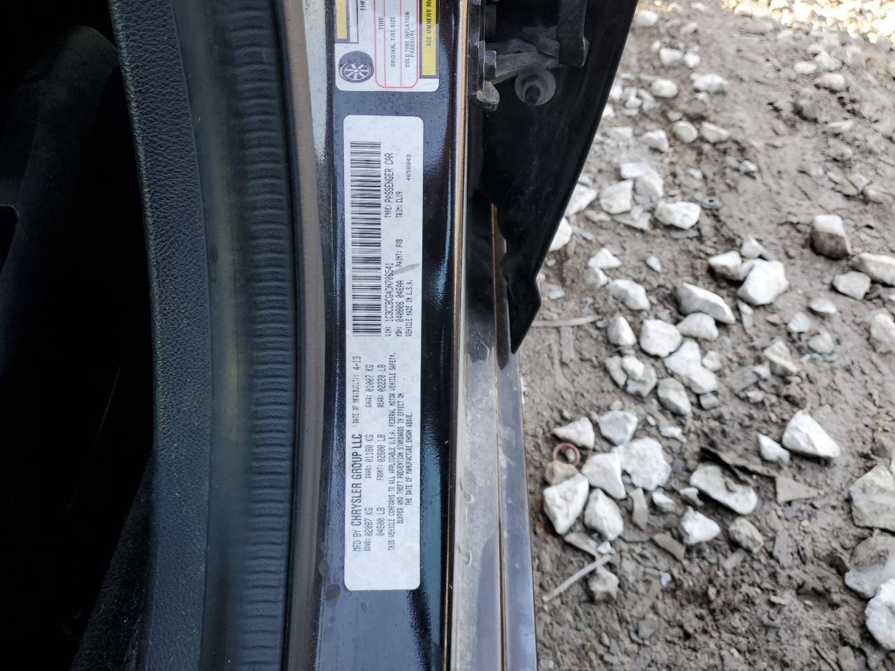 2013 Chrysler 200 Limited VIN: 1C3CCBCG4DN706541 Lot: 91832985