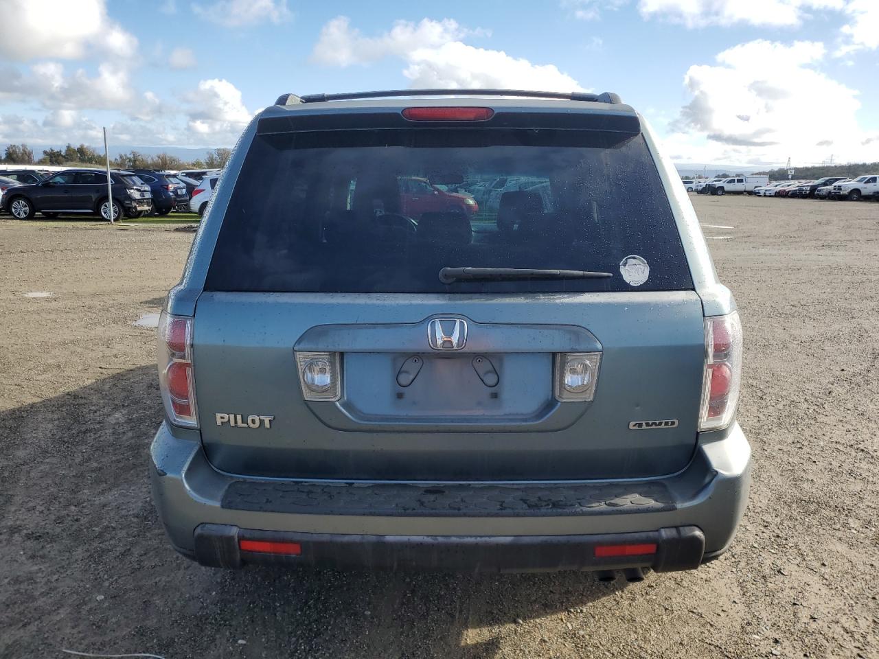 2006 Honda Pilot Ex VIN: 2HKYF18486H552467 Lot: 92022745