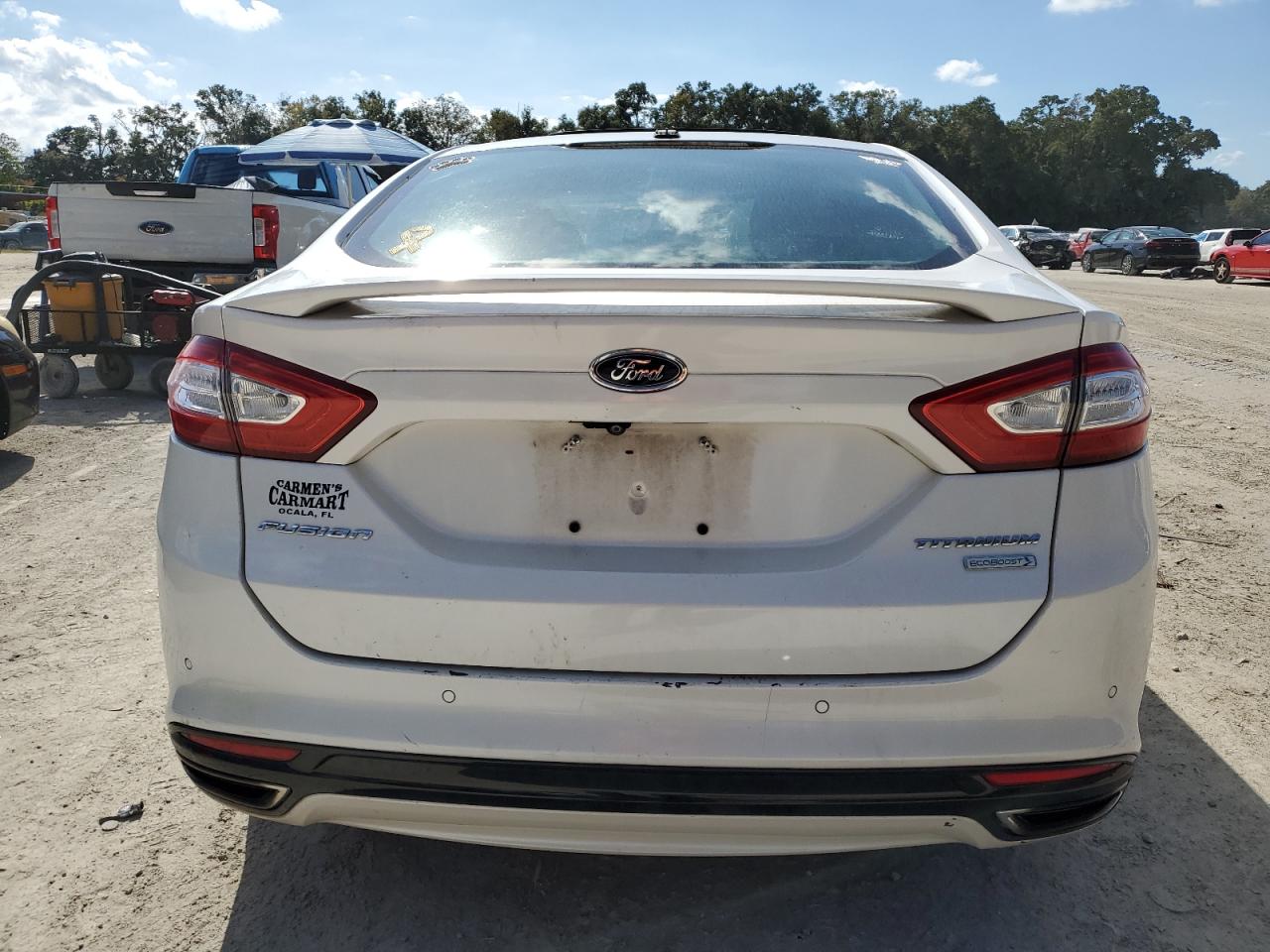 2014 Ford Fusion Titanium VIN: 3FA6P0K96ER382940 Lot: 91002935
