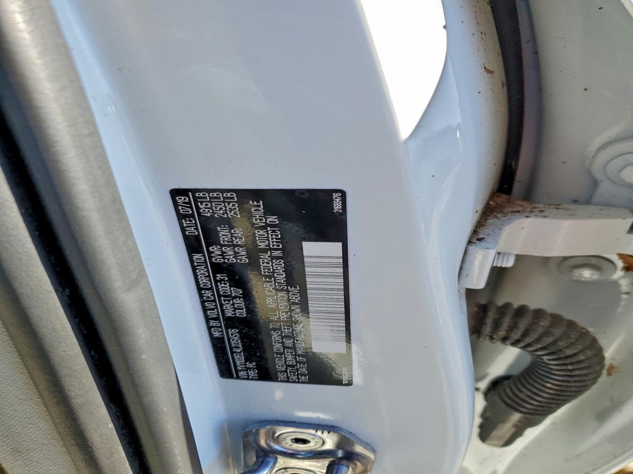 2020 Volvo V60 T5 Inscription VIN: YV1102EL4L2354576 Lot: 93408715