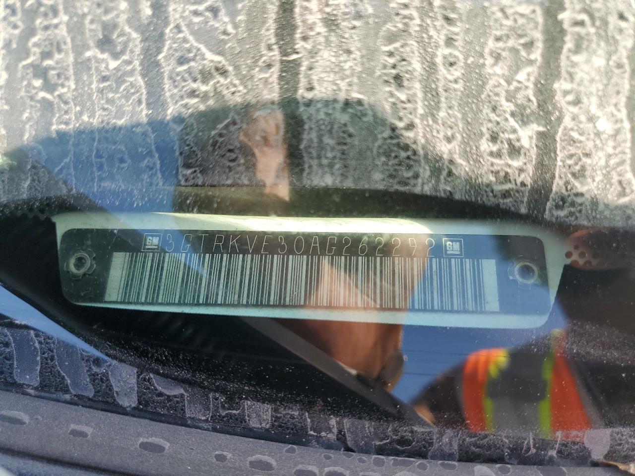 2010 GMC Sierra K1500 Sle VIN: 3GTRKVE30AG262292 Lot: 91861105