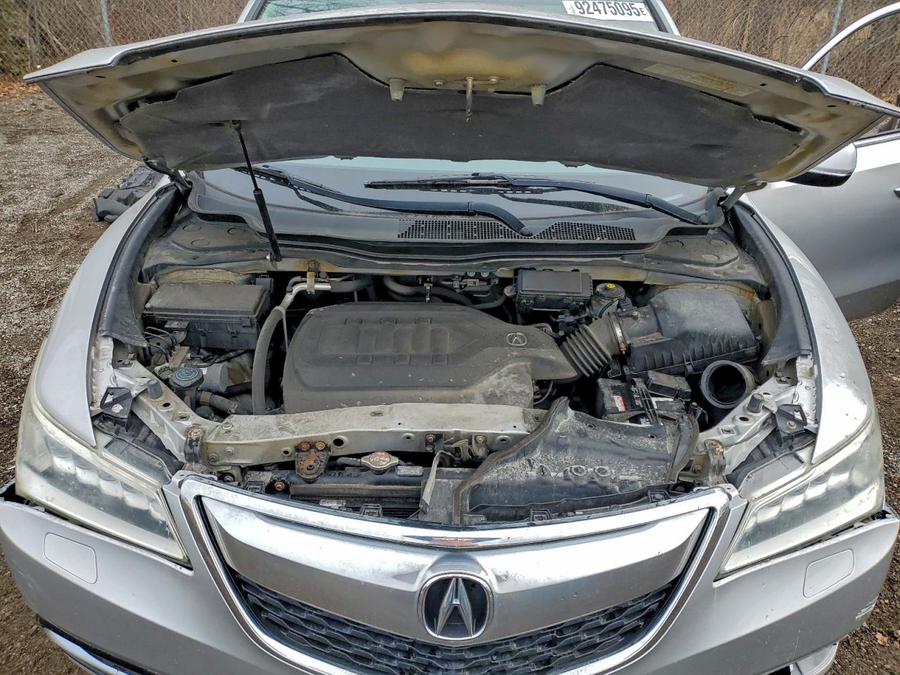 2015 Acura Mdx Technology VIN: 5FRYD4H46FB502347 Lot: 92475095