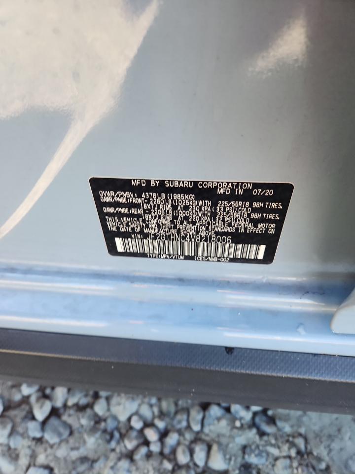 2021 Subaru Crosstrek Limited VIN: JF2GTHNC4M8218006 Lot: 91589745