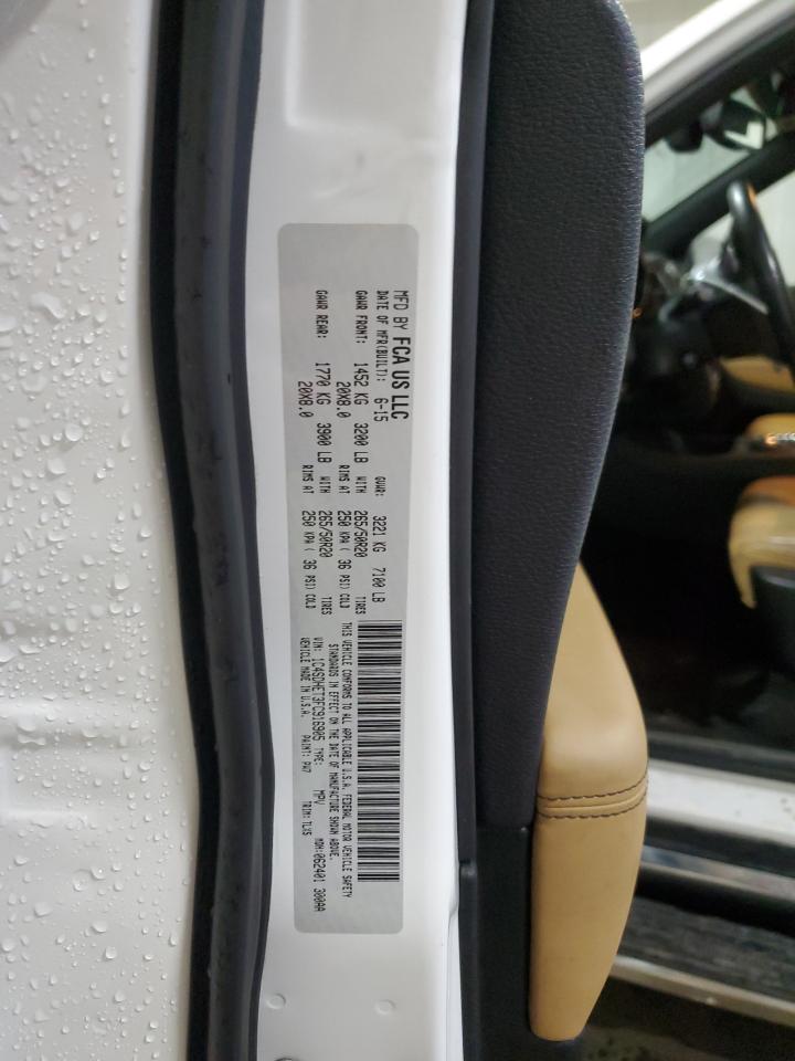 2015 Dodge Durango Citadel VIN: 1C4SDHET3FC916905 Lot: 93616375