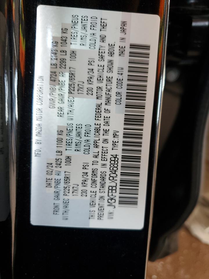 2024 Mazda Cx-5 Select VIN: JM3KFBBLXR0468994 Lot: 91038715