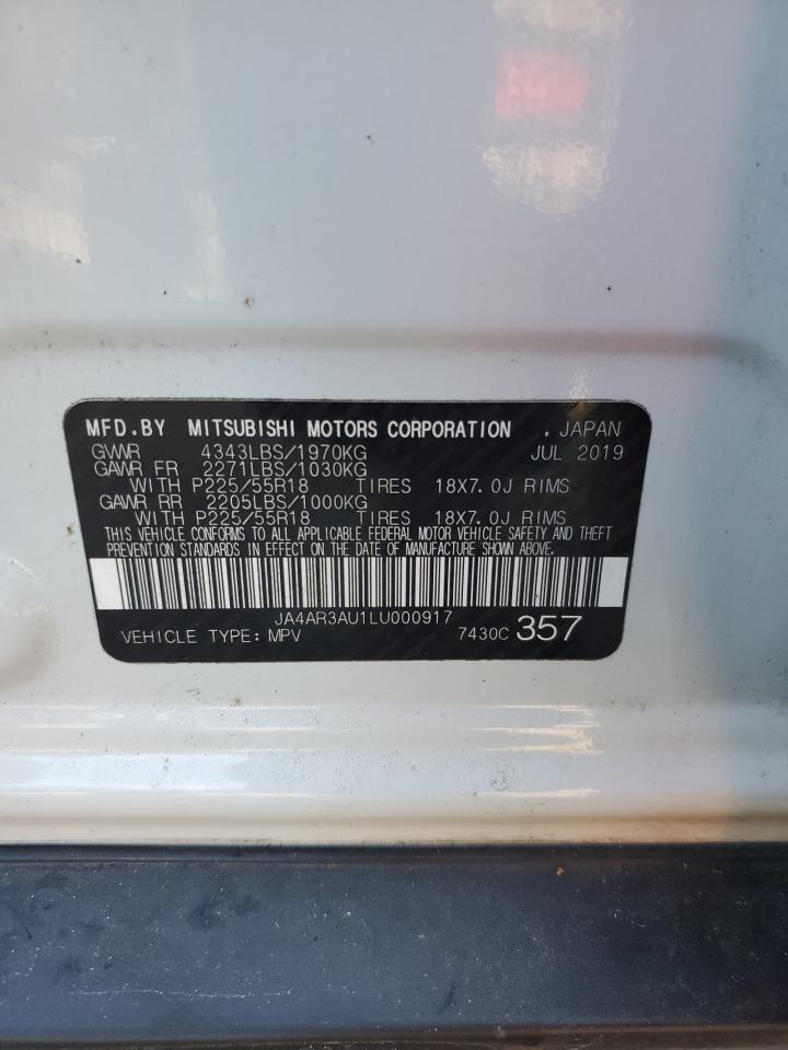2020 Mitsubishi Outlander Sport Es VIN: JA4AR3AU1LU000917 Lot: 93526695