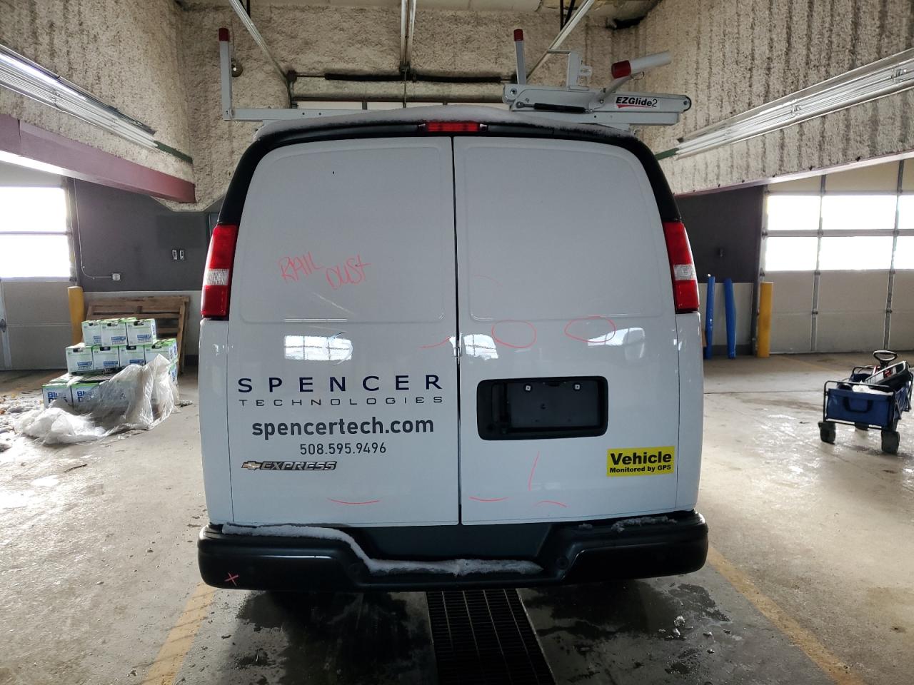 2022 Chevrolet Express Delivery Van VIN: 1GCWGBF73N1287003 Lot: 91075595