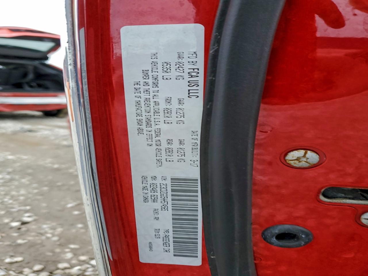 2017 Dodge Challenger Gt VIN: 2C3CDZGG5HH574565 Lot: 94731785