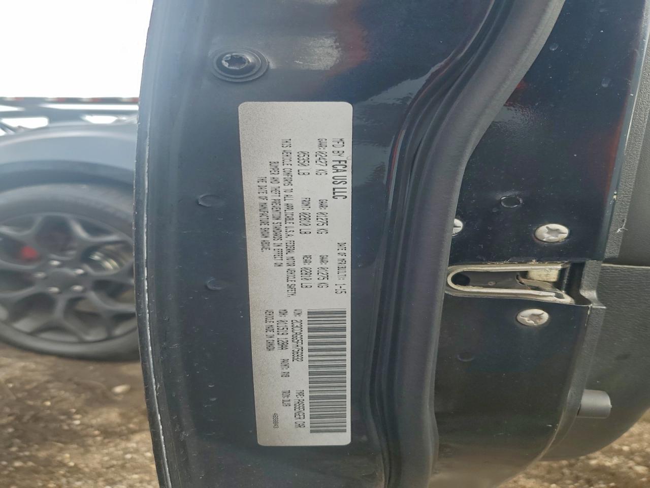 2015 Chrysler 300 S VIN: 2C3CCAGG5FH756932 Lot: 93740155