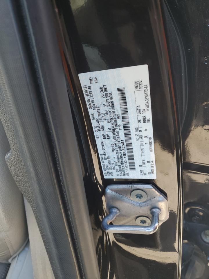 2013 Ford Escape Sel VIN: 1FMCU0HX2DUB32481 Lot: 91515925