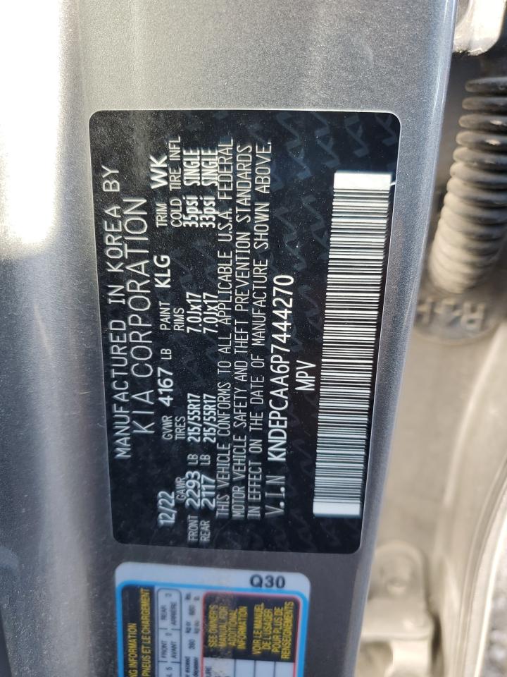 2023 Kia Seltos Lx VIN: KNDEPCAA6P7444270 Lot: 92440545