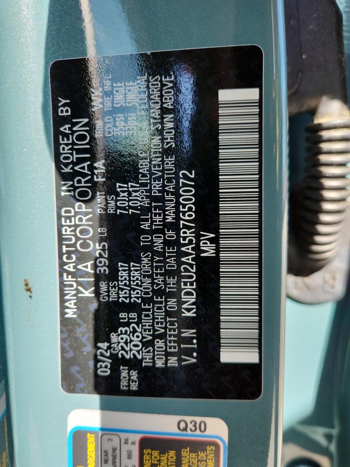 2024 Kia Seltos S VIN: KNDEU2AA5R7650072 Lot: 91857395