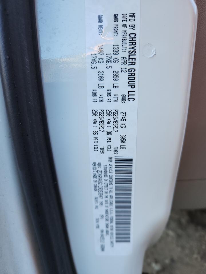 2012 Volkswagen Routan Se VIN: 2C4RVABG1CR353947 Lot: 90893645