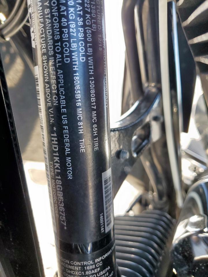 2016 Harley-Davidson Flhtkl Ultra Limited Low VIN: 1HD1KKL18GB636757 Lot: 92087315