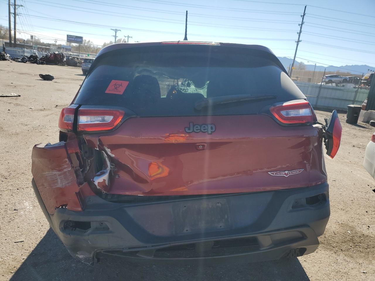 2015 Jeep Cherokee Trailhawk VIN: 1C4PJMBS4FW577590 Lot: 92803025