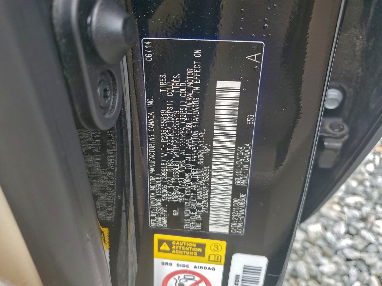 2015 Lexus Rx 350 VIN: 2T2ZK1BA2FC158590 Lot: 93602045