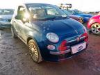 2013 FIAT 500 1.2 LOUNGE 3DR [START STOP] for sale at Copart PETERLEE