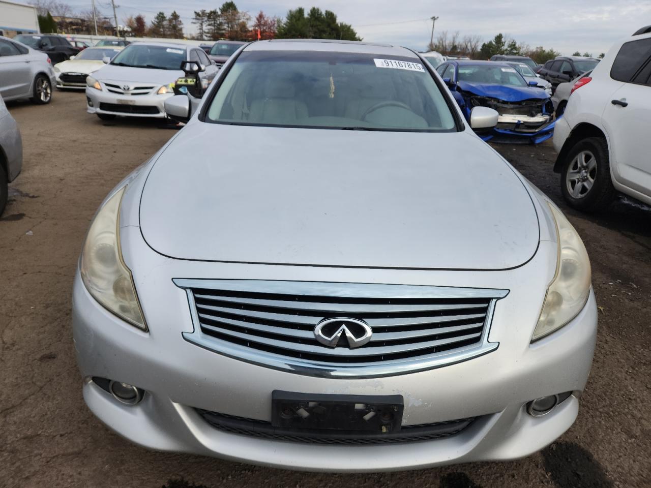 2011 Infiniti G25 VIN: JN1DV6AR8BM652060 Lot: 91167815