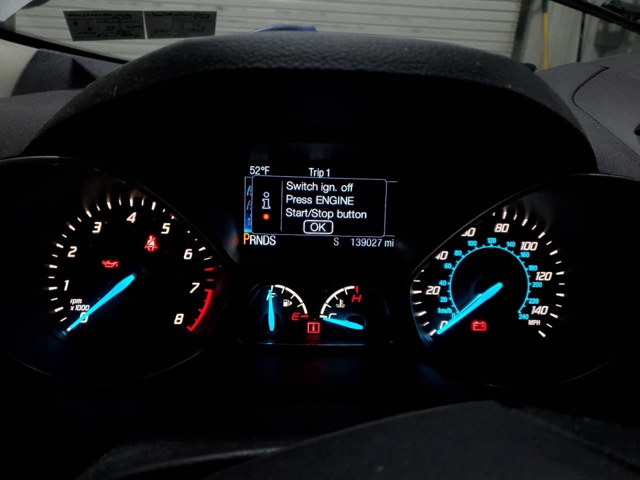 2014 Ford Escape Titanium VIN: 1FMCU9JX4EUC18696 Lot: 91601555