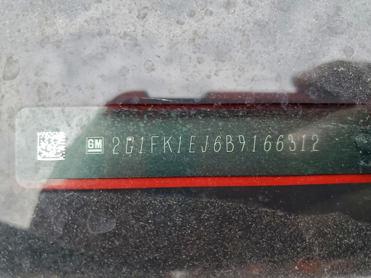 2011 Chevrolet Camaro 2Ss VIN: 2G1FK1EJ6B9166312 Lot: 93814035