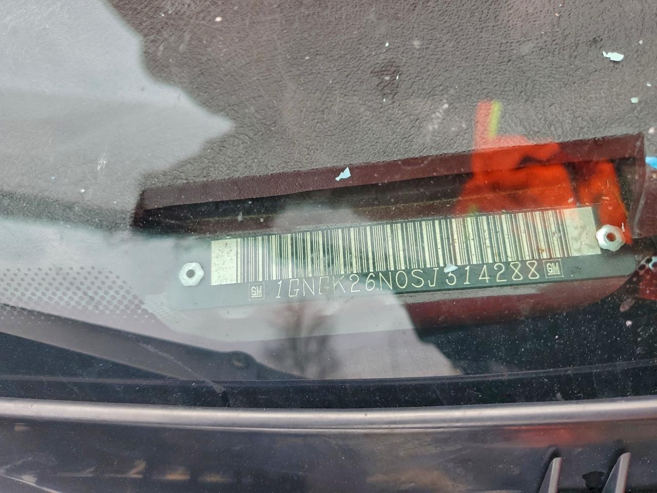 1995 Chevrolet Suburban K2500 VIN: 1GNGK26N0SJ314288 Lot: 94263765