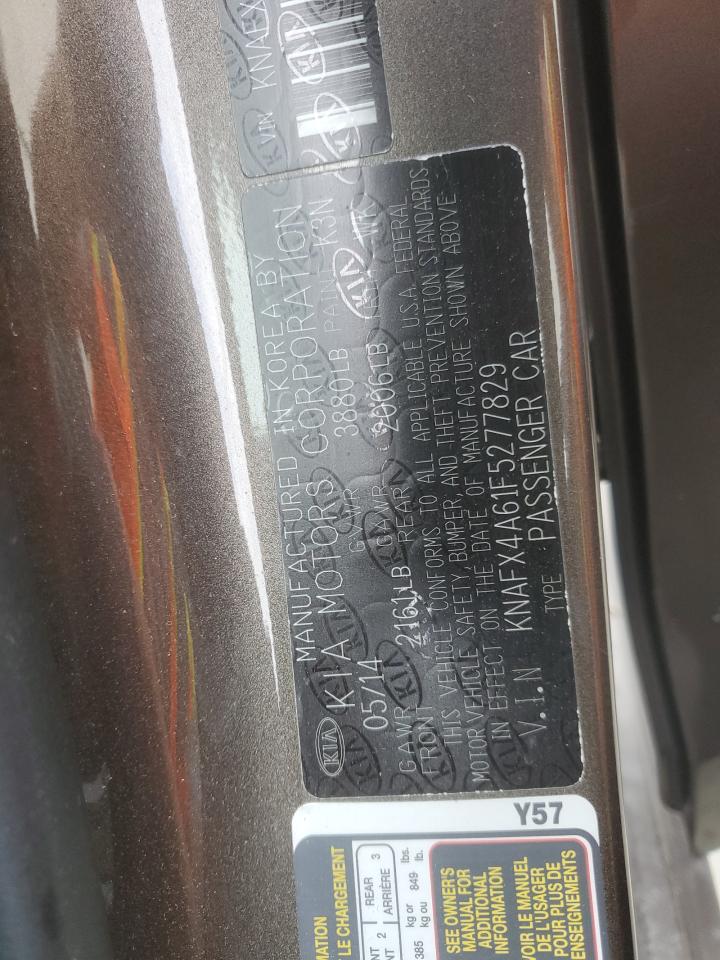 2015 Kia Forte Lx VIN: KNAFX4A61F5277829 Lot: 93481895