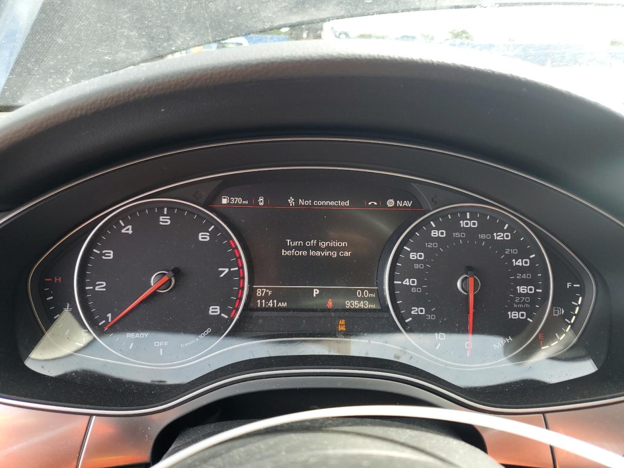 2016 Audi A7 Prestige VIN: WAU2GAFC2GN078494 Lot: 91840525