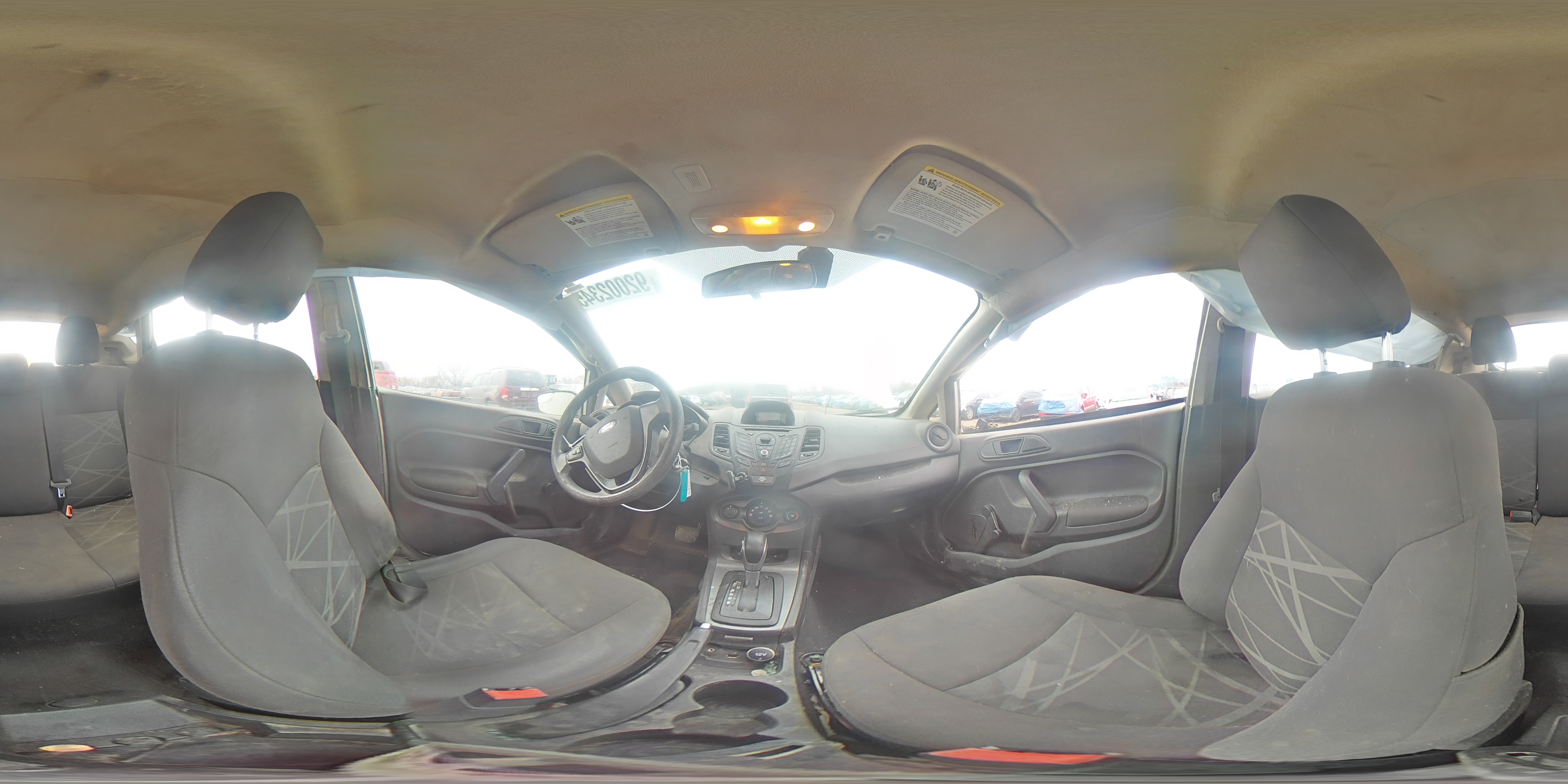 2015 Ford Fiesta S VIN: 3FADP4TJ7FM133424 Lot: 92002345