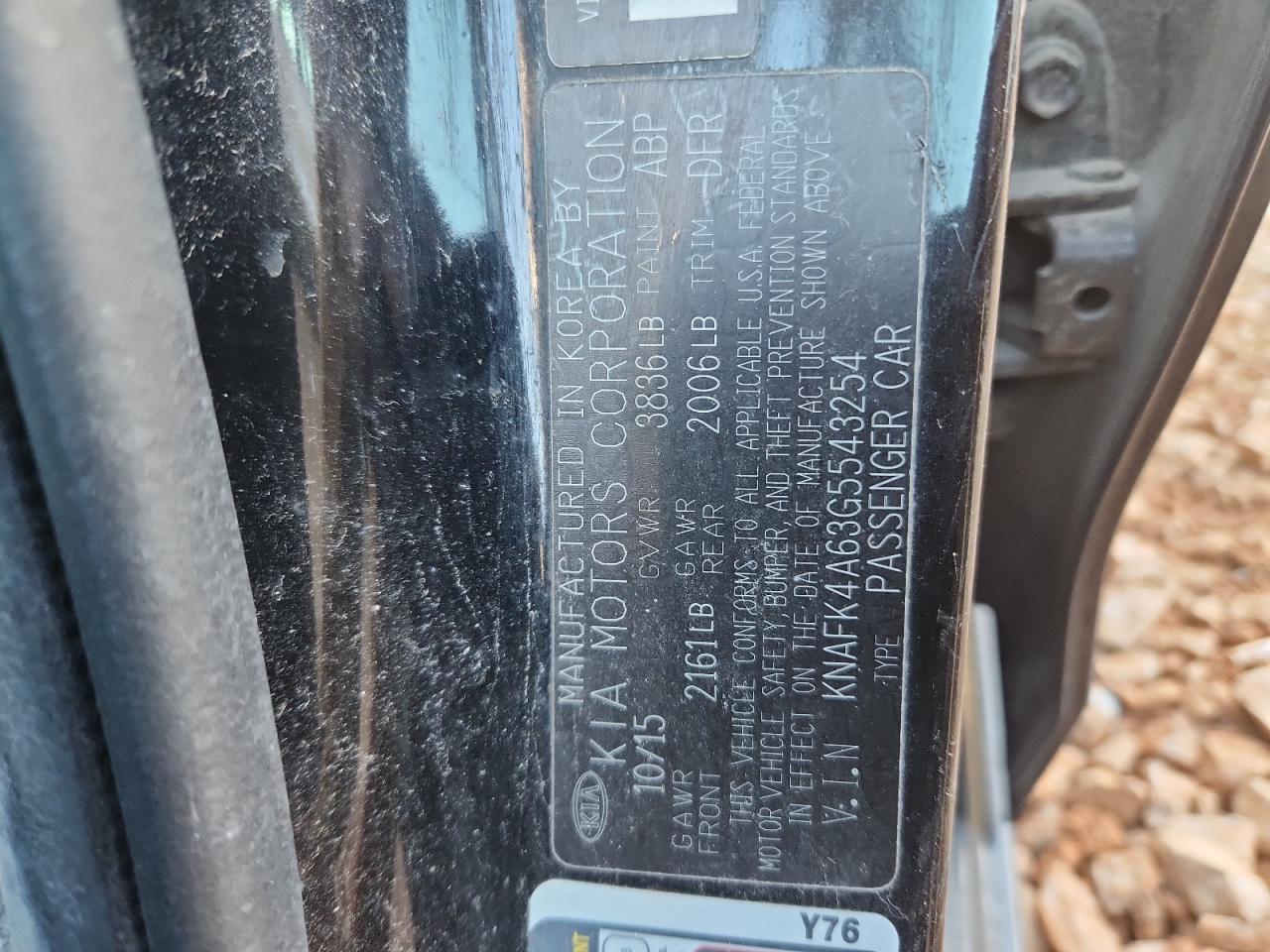 2016 Kia Forte Lx VIN: KNAFK4A63G5543254 Lot: 92422165